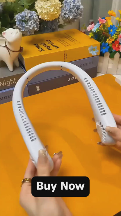 Portable Neck Fan, Rechargeable Hanging Neck Fan