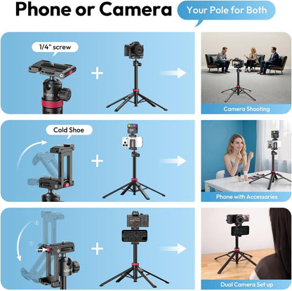 Ulanzi MT-44 Extendable Vlog Tripod & Selfie Stick